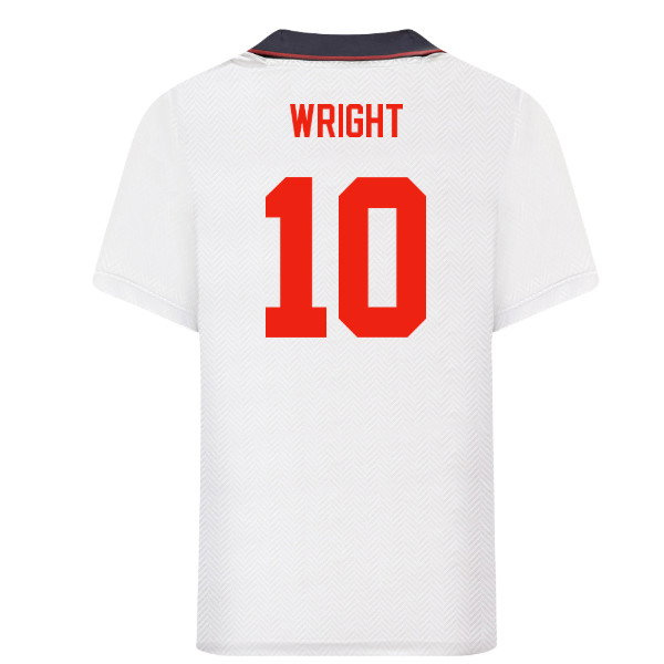 1993 England Home Retro Shirt (Wright 10)-SoccerKits Hub | Buy Soccer Jerseys Online
